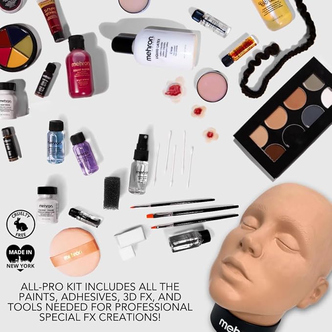 Mehron Makeup Special FX Set for Halloween, Horror,