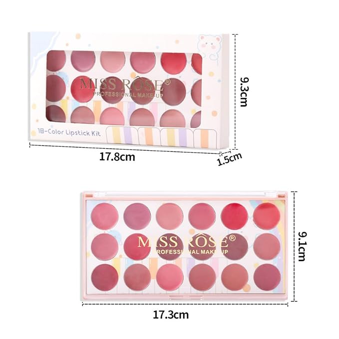Long-Lasting Hydrating Lipgloss Makeup Sets for Girls and Women Waterproof Non-Sticky Lip Gloss Lip Stain Lipcolor with Soft Brush - Teen Girl Gifts Trendy Stuff and Instant Shine