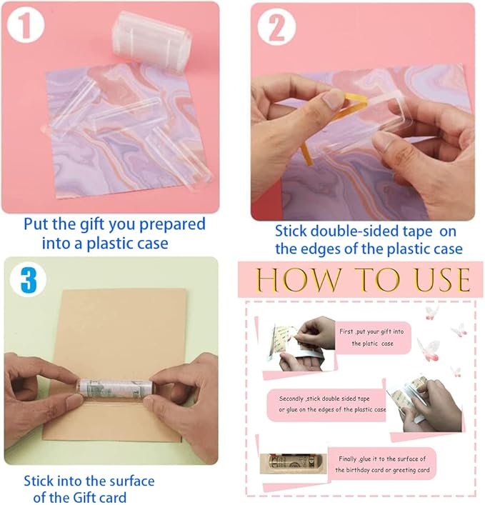 WESAPPINC Clear Chapstick Pouch Plastic Lip