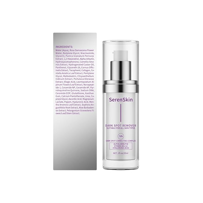 Dark Spot Remover for Face and Body, Dark Spot Corrector for Melasma, Acne Scars, Sun Spots and Age Spots, Hyperpigmentation Treatment Vitamin C Dark Spot Correcting Glow Serum, 1.0 fl oz