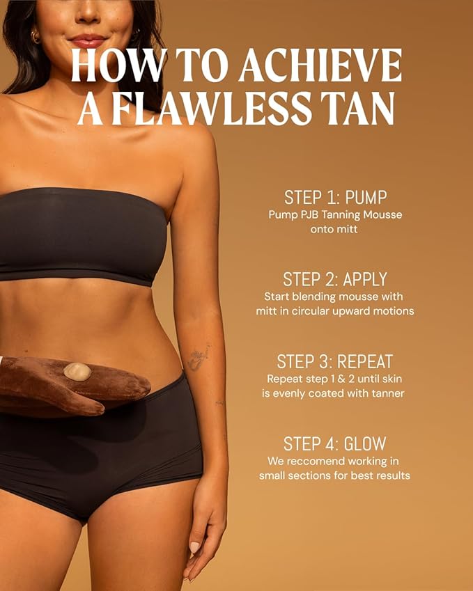 Sunless Tan Applicator Mitt - Streak-Free Self Tanning Glove for Home Use, Ensures Even Application, Reusable & Washable, for All Self Tanner Lotions, Mousses & Creams - 1 Pack