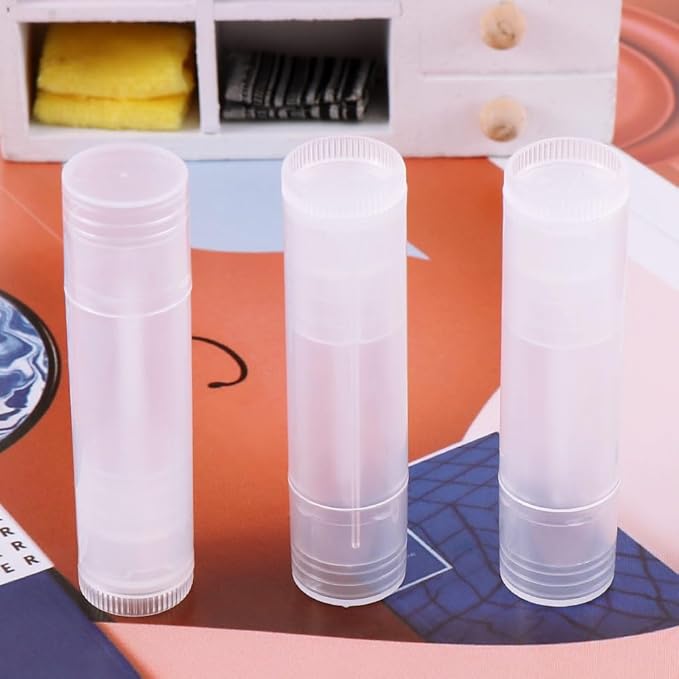 50Pcs 5ml Translucent Lipstick Cosmetic Empty