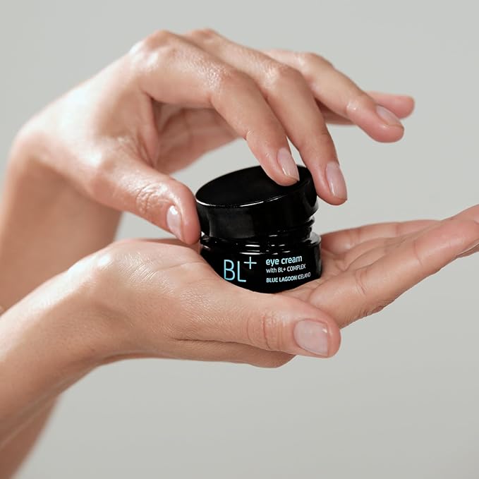 Blue Lagoon Natural BL+ Eye Cream – Anti-Aging, Brightening, Firming, For Dark Circle & Wrinkle Treatment, Clean Skincare, Microalgae & Silica, Hydrating, Dermatologist-Tested, 0.5 oz (15 ml)