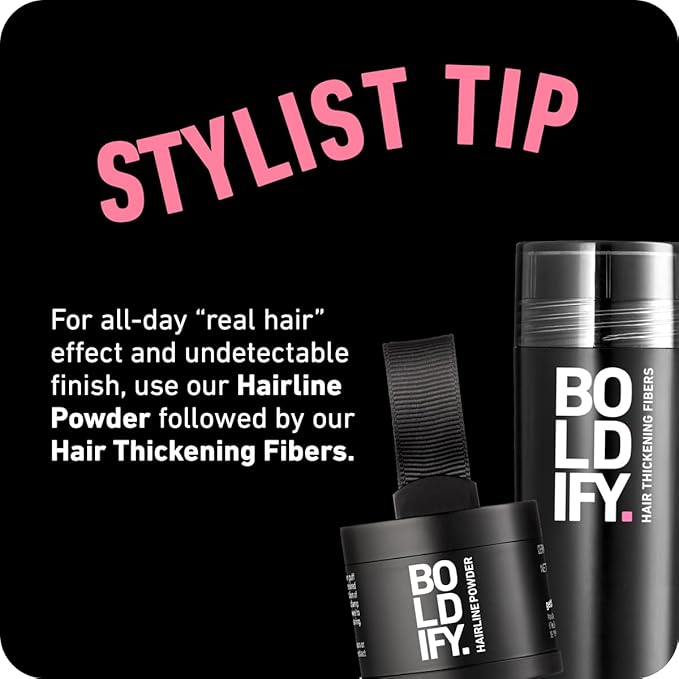 BOLDIFY Hairline Powder Color Sample Kit - Root Touch Up Hair Color for Gray Coverage - Bald Spot Concealing Hair Powder for Women & Men - 24-Hour Stain-Proof - Light + Medium Browns