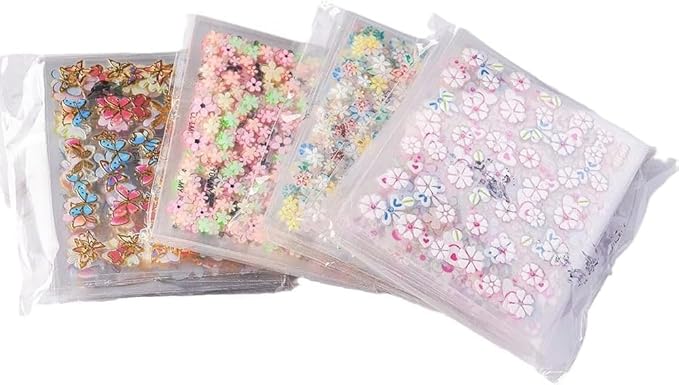 30 Sheets Nail Stickers for Nail Art,Colorful Flower Nail Stickers for Women,Self-Adhesive Nail Art Decals,Cute Daisy Heart Floral Designs,Nail Art Supplies,Manicure Salon DIY Decoration Accessories
