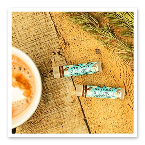 Crazy Rumors Hot Cocoa Lip Balm. Plant-Based,