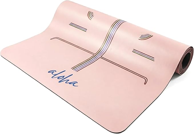 Aloha Bliss Premium Yoga Mat β 72β x 27 - Thick, Non-Slip & Durable | Sweat-Resistant, Lightweight & Portable | Perfect for Yoga, Pilates, Home Workouts, Gym & Studio Practice - Eco-Friendly