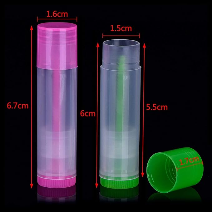 Onwon 25 PCS Lip Balm Empty (5.5ml)