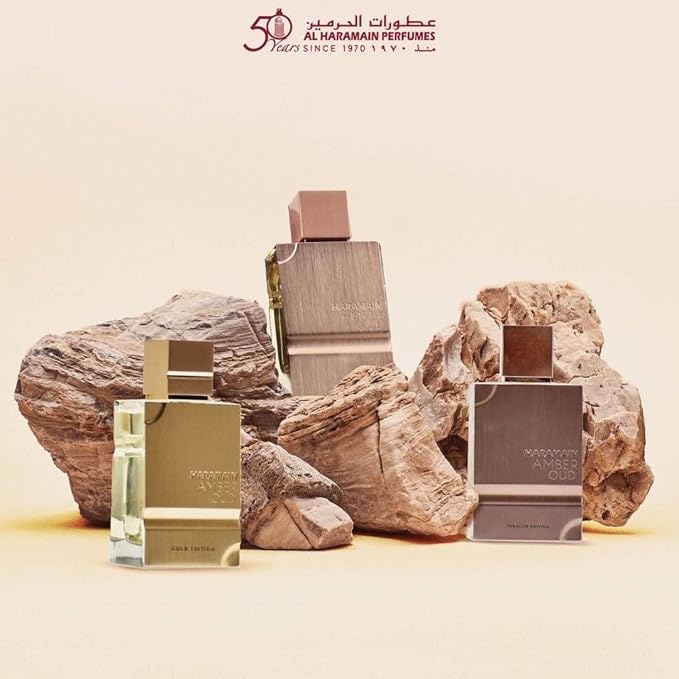 Al Haramain Amber Oud Ruby Edition Eau De Parfum Spray 60ml (2 oz) - Unisex Arabian Perfume for Women & Men, Long-Lasting Amber Fragrance with Rich, Luxurious Scent