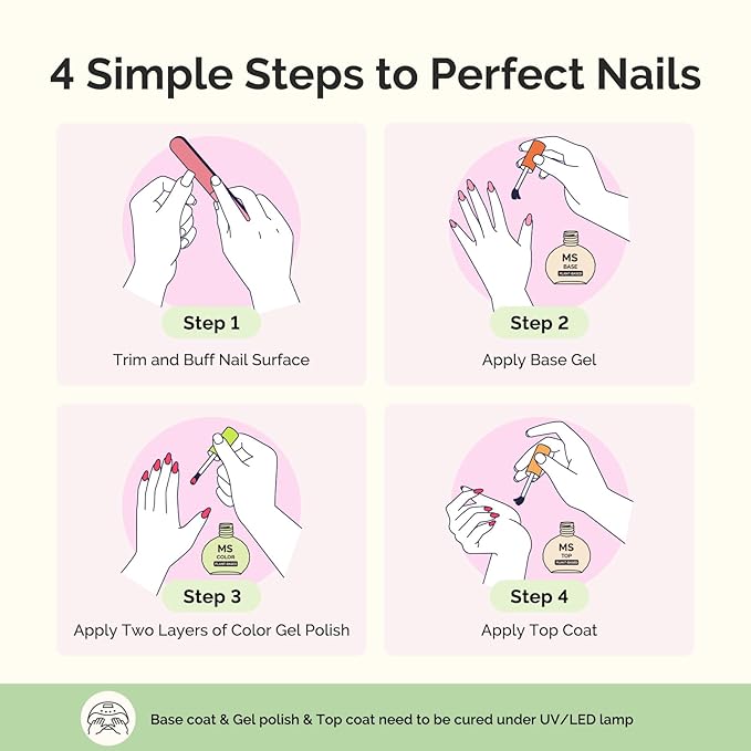 MelodySusie Highly Pigmented Gel Nail Polish, 0.56 Fl Oz Soak Off UV LED Yellow Gel Polish, Plant-Based Formula, 16.5ml Tilt-and-Stand Bottle, TPO & HEMA Free, Gift for Nail Art at Home & Salon