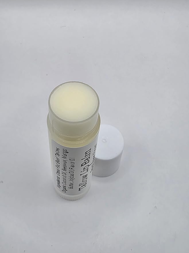 Tallow Lip Balm (Root Beer Float) Handmade Grass Fed Beef Tallow Lip Balm with Nourishing Oils (3 Pack)