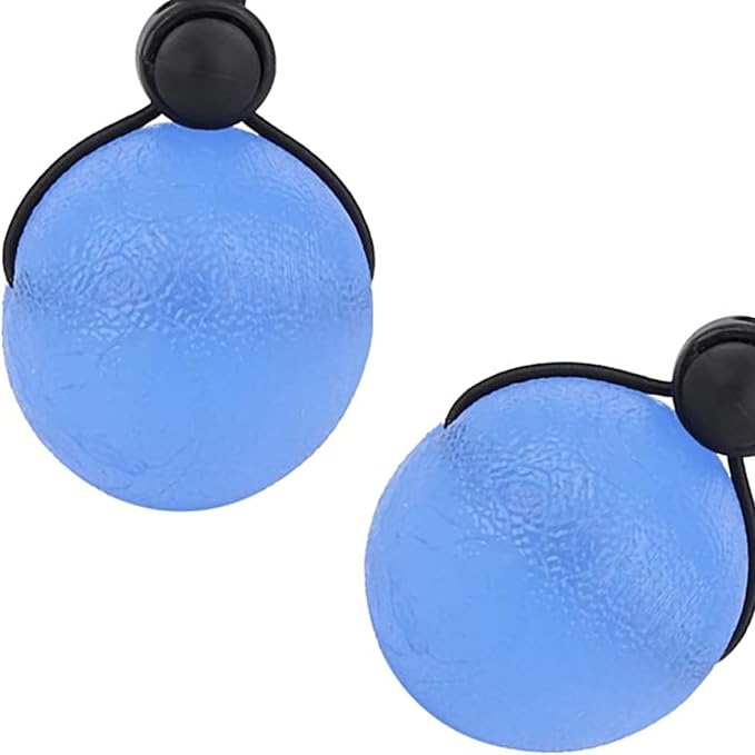 2 Pcs Pressure Relief Ball Silicone Grip Power