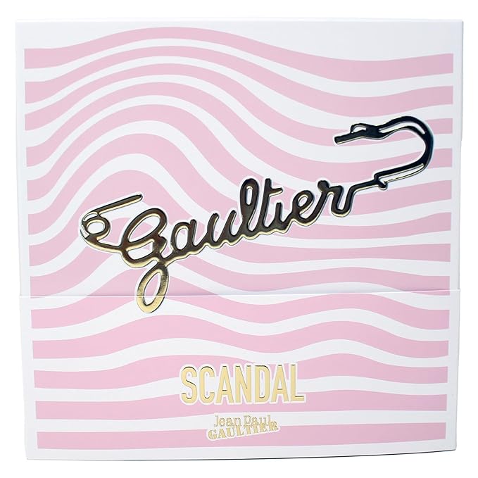 Jean Paul Gaultier Scandal 2-Piece Set for Women, (1.7 Oz Eau De Parfum Spray + 2.5 Oz Perfumed Body Lotion)