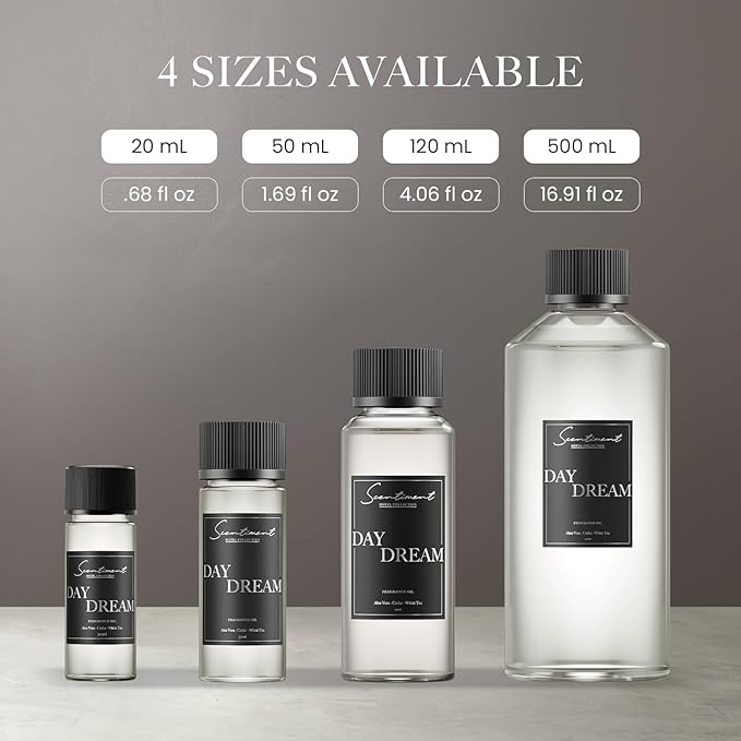 Scentiment Designer Diffuser Oil Discovery Kit - Top 5 | Aromatherapy Home Fragrance | Luxurious Scent with of Brilliance, Santal, Royalty, Tabac, Five (20ml)