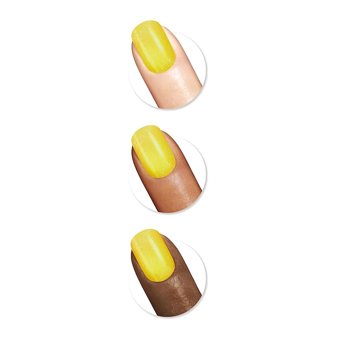 Sally Hansen Miracle Gel™, Summer Camp Catching Fireflies, Long Lasting, Gel-Like Formula, No UV Lamp Needed, Yellow Nail Polish