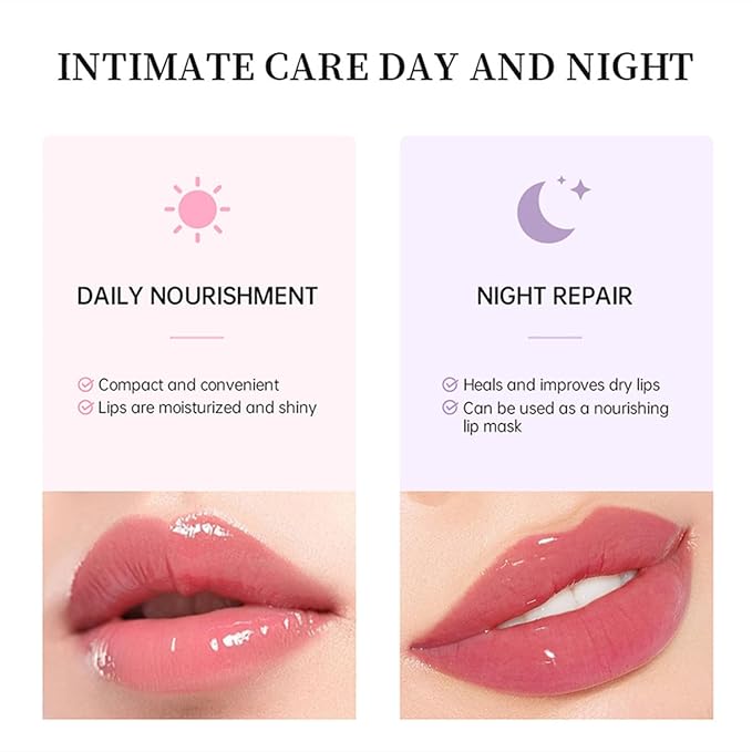 6 Color Hydrating Lip Butter Balm, Sugar)