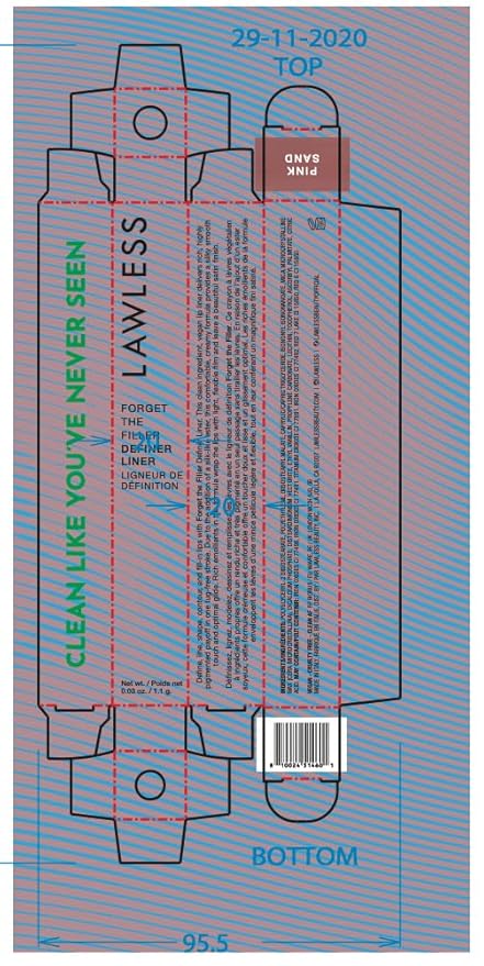 Lawless Forget the Filler Definer Liner - Pink Forget