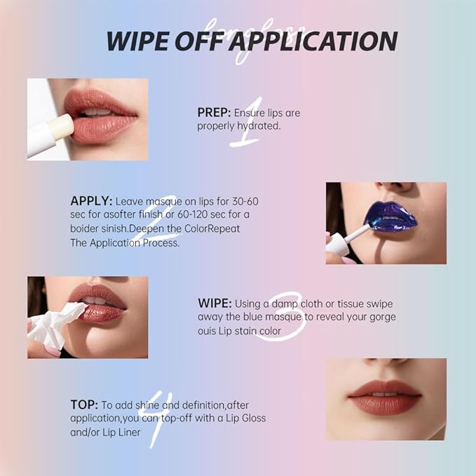 Matte Lip Gloss Peel Off Masque - Peel Off Lip Stain Tattoo, Rich Neutral Red Peel Off Lip Tint,Long Lasting Waterproof Transfer-proof Lip Mask Lip Stain Peel Off Lip Gloss,Stay Lip Makeup 06#