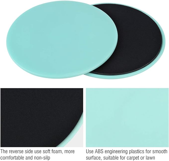 Core Sliders Discs 2PCS ABS Exercise Sliding Gliding