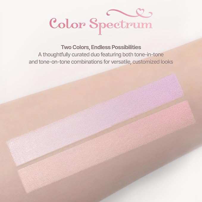 2aN Dual Color Face Blusher, Buildable & Blendable Cheek Color, Natural & Vibrant Finish, Powder Blush, Korean Beauty (03 Coco Coral)