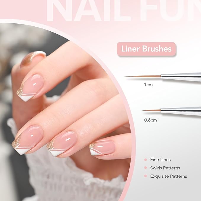 Gaoy 6 pcs nail art