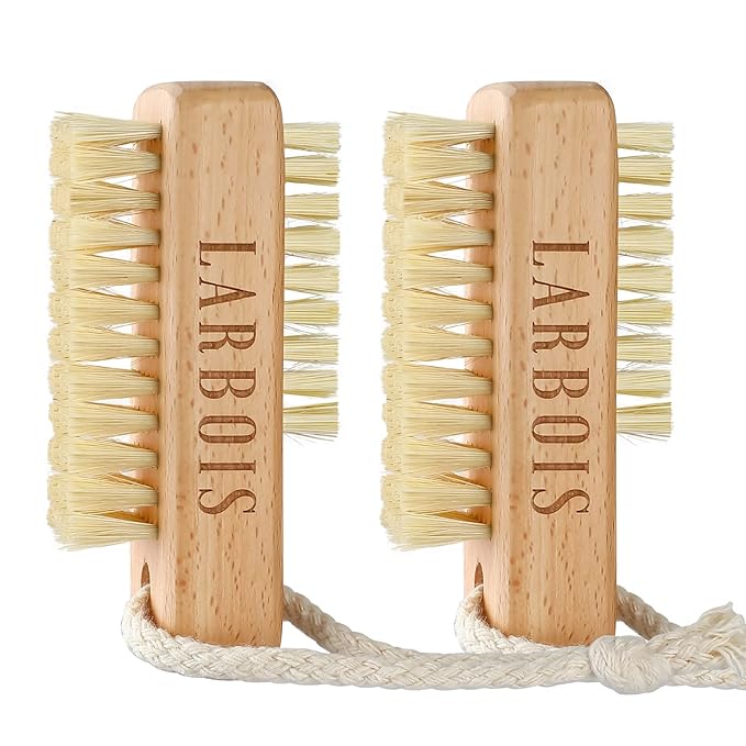 Nail brush for cleaning fingernails,