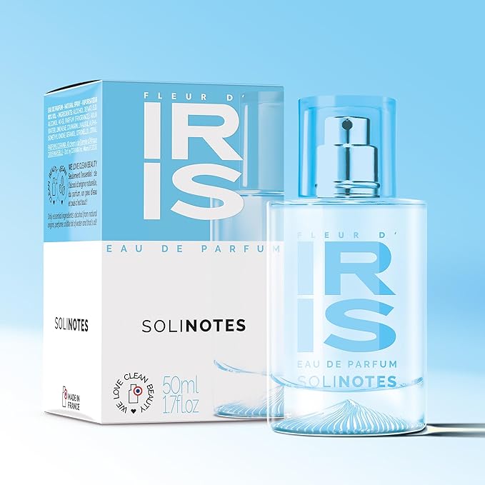 SOLINOTES Iris Blossom Perfume for Women - Eau De Parfum | Delicate Floral and Soothing Scent - Made in France - Vegan - 1.7 fl.oz