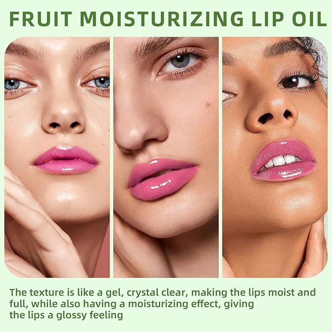 3 PCS Magic Lip Oil, Fruit Flavor Roll Magic