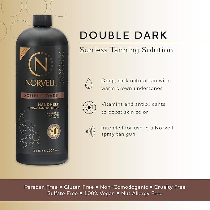Norvell Premium Sunless Tanning Solution - Double Dark, 34 fl.oz.