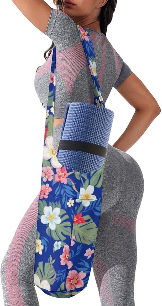 Stylish Yoga Mat Bag for Women Exercise Mat Holder with Shoulder Strap Yoga Mats Totes Sports Storage Bag