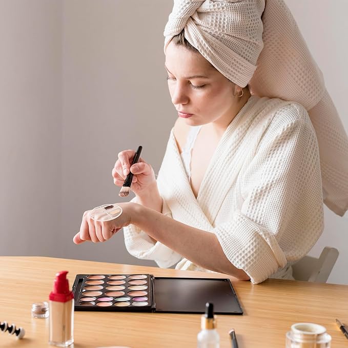 2 Pcs Makeup Hand Palette Foundation Palette Foundation