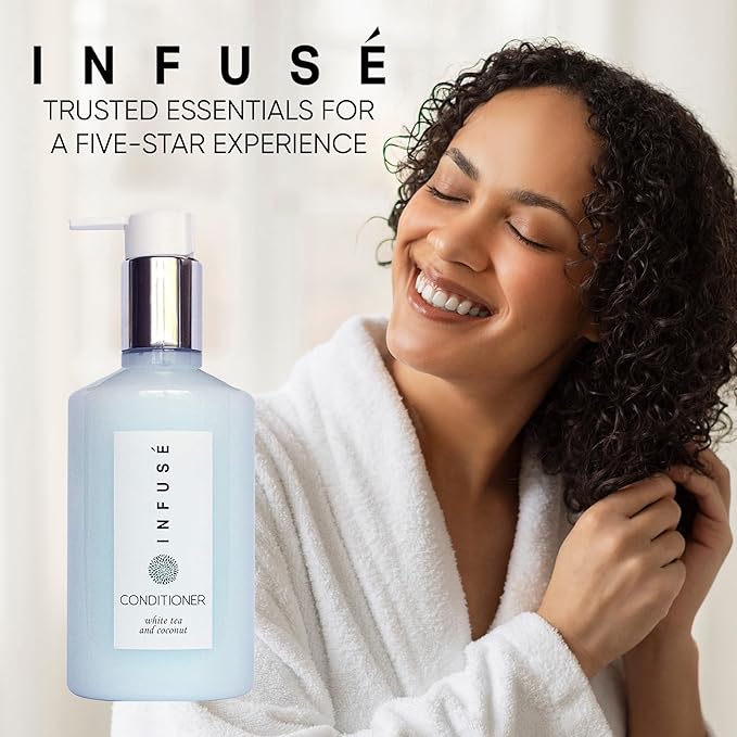 Terra Pure Infuse Conditioner, Retail Size Hotel Amenities, 10.14 oz. (Case of 24)