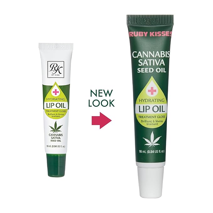 Ruby Kisses Hydrating Lip Oil Cannabis