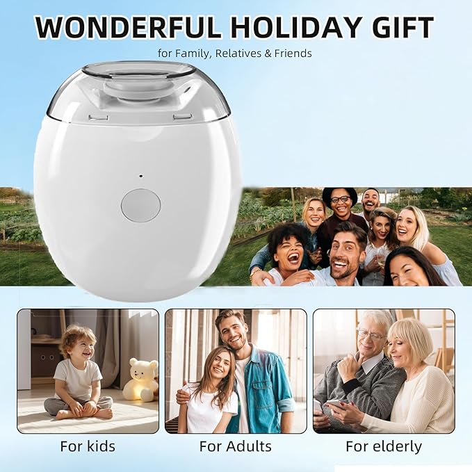 Automatic Electric Nail Clipper,2026new Automatic Finger Nail Grinder with LED Light and 3 Speeds,Electric Nail Clippers for Seniors,Small, Portable and Silent,Suitable for Seniors,Adult and Children