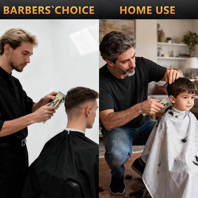 Hair Clippers for Men Professional, T-Blade Barber Clippers and Trimmer Set, 4 in 1 Mens Cordless Hair Clipper for Barber Kit, Foil Thaver and Nose Trimmer for Men with LED Display Gifts