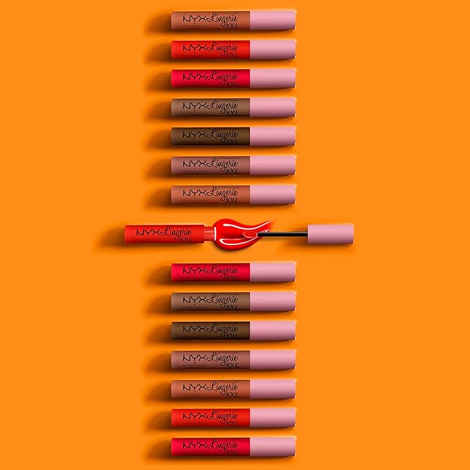 NYX PROFESSIONAL MAKEUP Lip Lingerie XXL Matte Liquid Lipstick - On Fuego (Fire Red)
