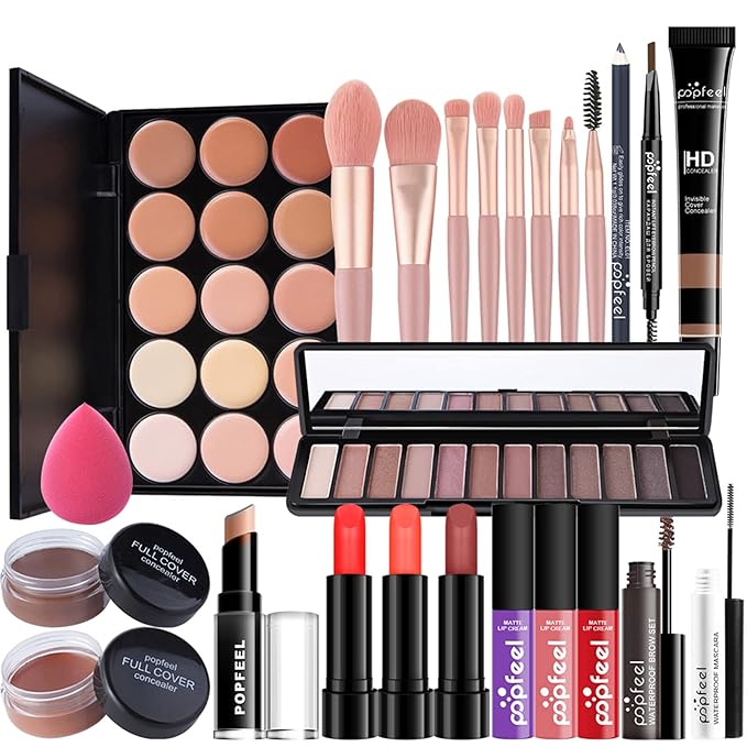 All-in-one Makeup Set Holiday Gift | Full Makeup