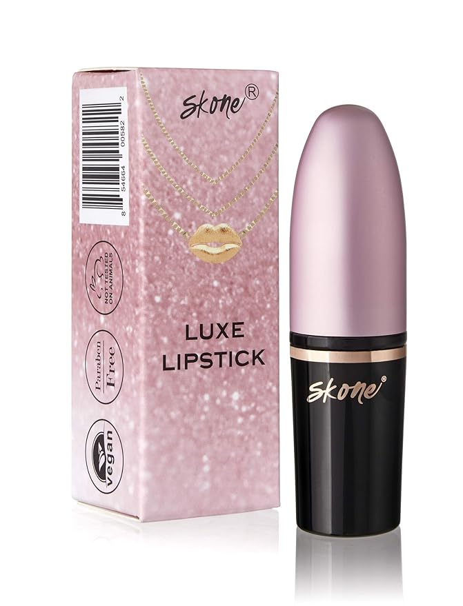 Skone Cosmestics | Charm Collection | Luxe hydrating Lip Stick | Vegan Formula | Infused with Vitamin E | Long Lasting Lightweight Lip Balm | Color - Jaxx
