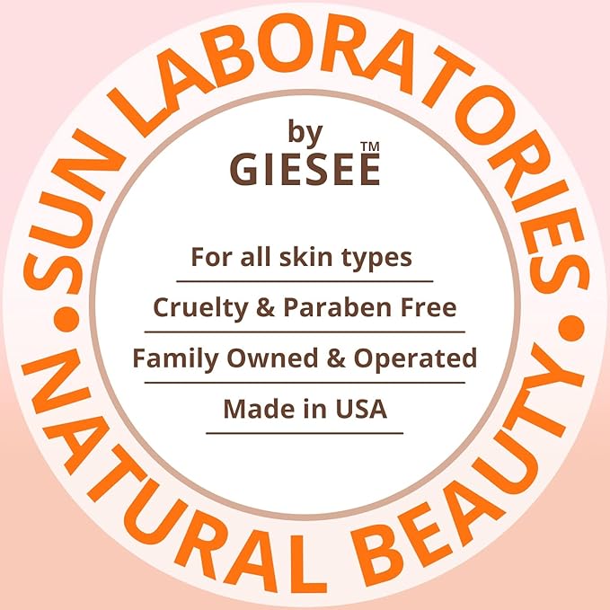 Sun Laboratories By Giesee Ultra Dark Self Tanning Lotion with Tanning Mitt - Long Lasting Self Tanner for Face and Body - Instant Sunless Tanning Lotion - Achieve a Natural-Looking Tan
