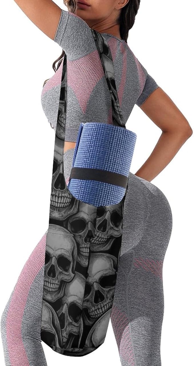 Stylish Yoga Mat Bag for Women Exercise Mat Holder with Shoulder Strap Yoga Mats Totes Sports Storage Bag