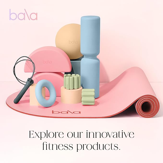 Bala Booty Bands Resistance Bands for Women & Men - Elastic Exercise Bands for Working Out - Wrist, Ankle, Legs & Booty Bands - Workout Resistance Bands for Yoga, Pilates, Strength Training