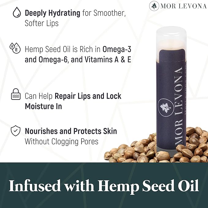 Organic Hemp Lip Balm - USDA Flavor