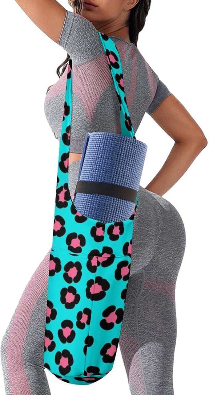 Stylish Yoga Mat Bag for Women Exercise Mat Holder with Shoulder Strap Yoga Mats Totes Sports Storage Bag