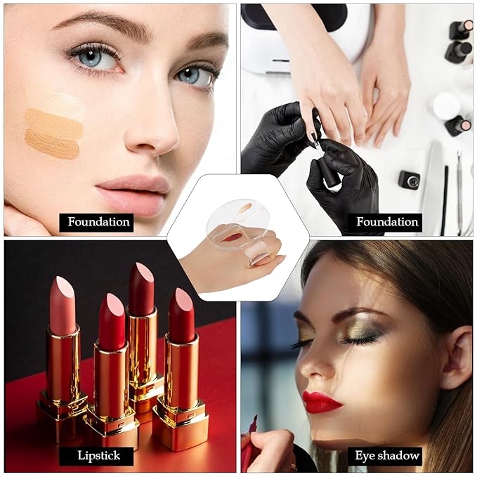 2 Pcs Makeup Hand Palette Foundation Palette Foundation