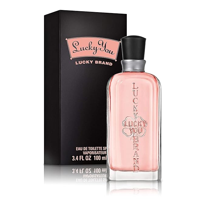 Ed Hardy Women's Perfume Fragrance by Christian Audigier, Eau De Parfum, 3.4 Fl Oz & LUCKY You Perfume for Women, Eau de Toilette Day or Night Spray with Fresh Flower Citrus Scent, 3.4 oz, LUCF00006