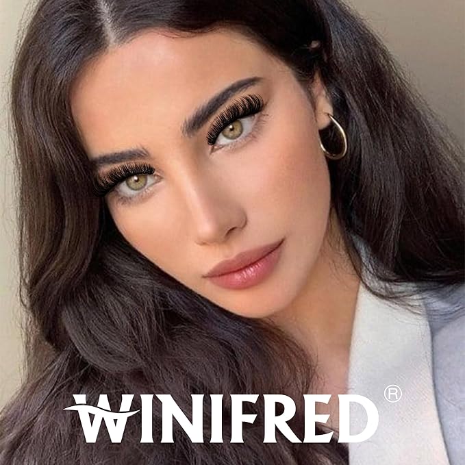 Winifred Lash Clusters Eyelash Extension Thick Volume Individual Lashes 100D Lash Extension 18mm D Curvature Clusters Lashes Mink Lash Cluster DIY Extension Eyelash (180pcs)