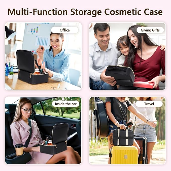 Vanmrior travel makeup bag make