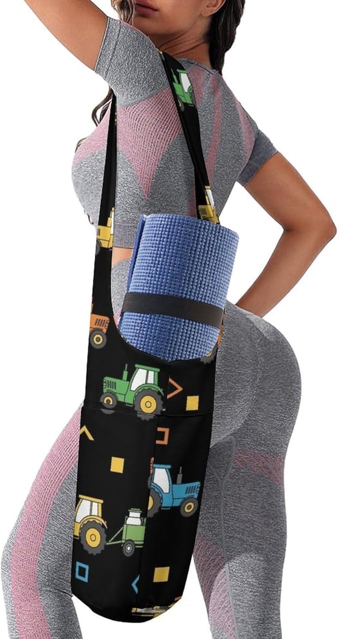 Yoga Mat Bag Large Tote Carrier Holder with Water Bottle Pocket Yoga Bags