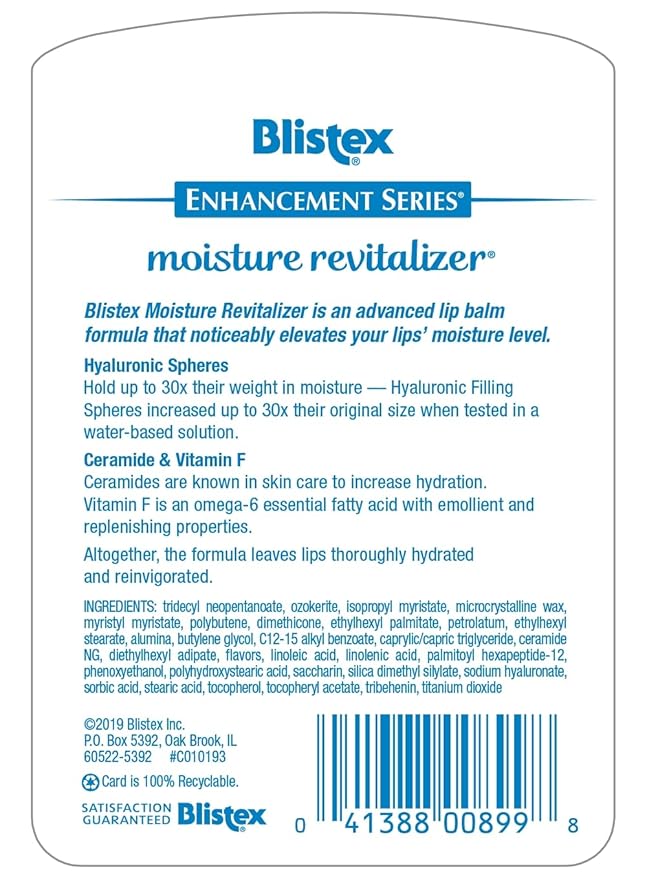 Blistex, Moisture Revitalizer, 0.13 Ounce