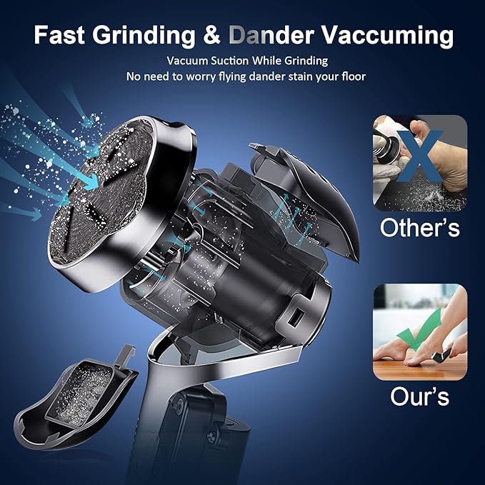 Electric callus remover for feet